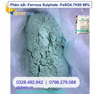 Phèn sắt II Ferrous Sulphat FeSO4.7H2O 98%